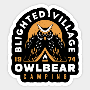 Owlbear Camping Sticker